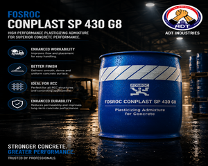 Fosroc Conplast SP430G8 SNF based superplasticizer concrete admixture — high range water reducer workability strength Fosroc India
