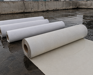 Fosroc Membrane HDPE P Standard waterproofing membrane rolls on rooftop

