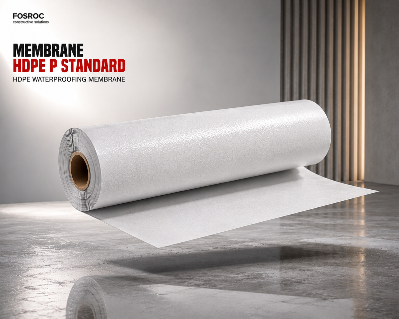 Fosroc Membrane HDPE-P Standard high-performance HDPE waterproofing membrane by Fosroc India


