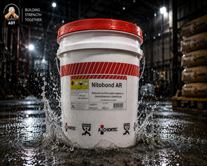 Nitobond AR Fosroc product packaging — acrylic polymer bonding agent for concrete plaster repair mortar India
