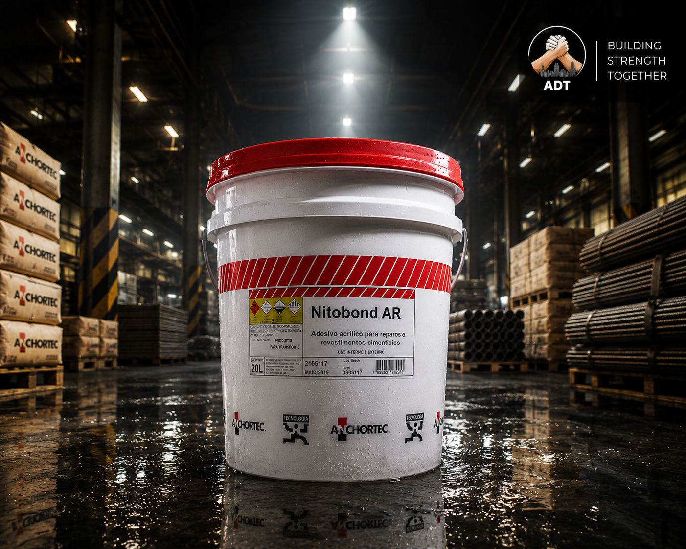 Fosroc Nitobond AR product close up — acrylic resin polymer bonding agent specifications Fosroc India
