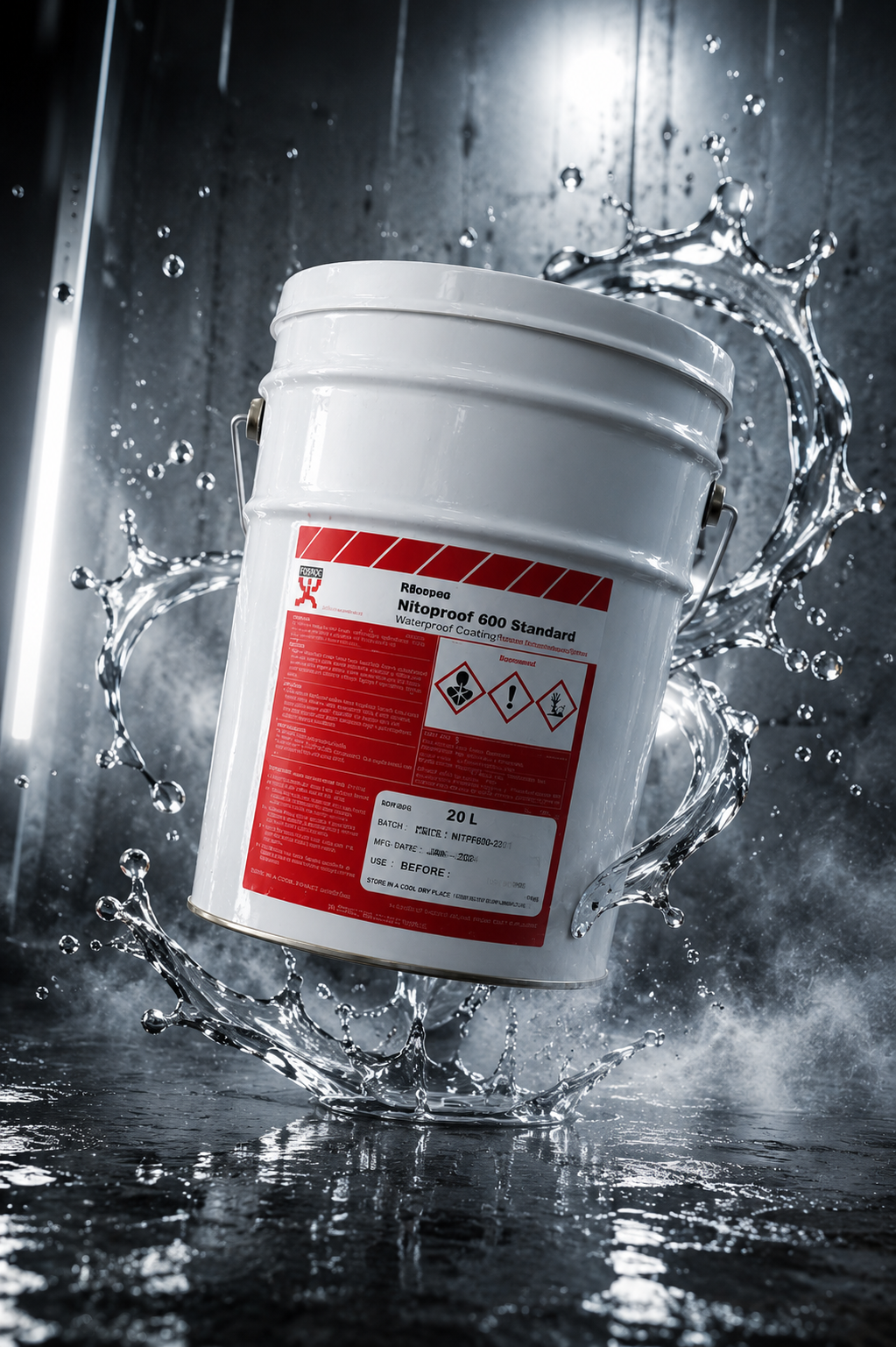 Fosroc Nitoproof 600PF pitch-free waterproofing solution — seamless PU membrane for roof terrace bathroom basement waterproofing India

