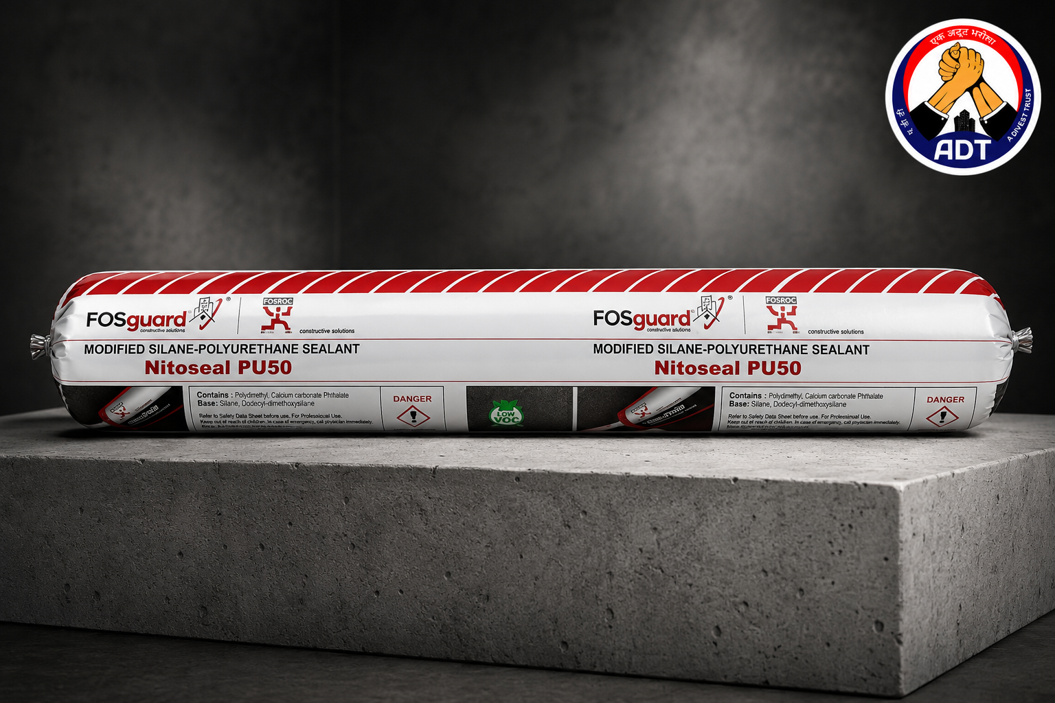 Fosroc Nitoseal PU50 UV resistant polyurethane hybrid sealant accommodating 50 percent movement