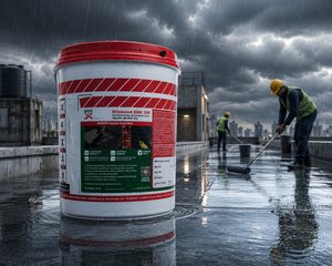 Fosroc SBR 300 — SBR-based waterproofing chemical for roof, terrace, basement, water tank and bathroom applications




