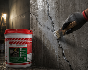 SBR Latex by Fosroc — rubber polymer construction chemical that improves adhesion and flexibility in concrete and plaster repair mixes




