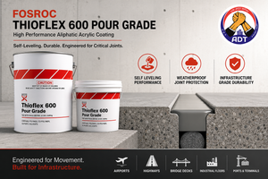 Fosroc Thioflex 600 Pour Grade two-part polysulphide sealant from Fosroc India