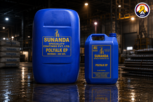 POLYALK EP product packaging — polymer bonding agent for concrete plaster repair mortar Sunanda Speciality Coating India
