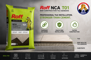 Roff T01 NCA new construction tile adhesive bag from Roff India