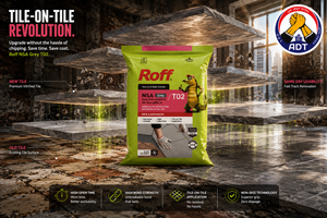 Roff T02 NSA grey non-skid tile adhesive bag from Roff India