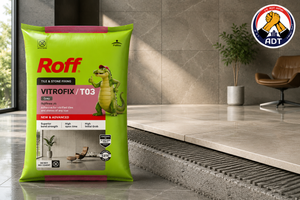 Roff T03 Vitrofix polymer-modified adhesive with extended open time