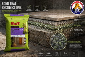 Roff T07 Extrofix flexible adhesive for tiles and stone on facades