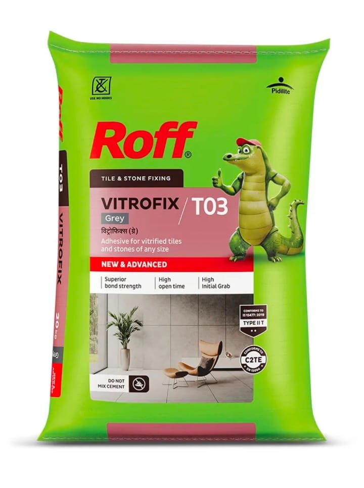 Roff T03 Vitrofix Adhesive (Grey)