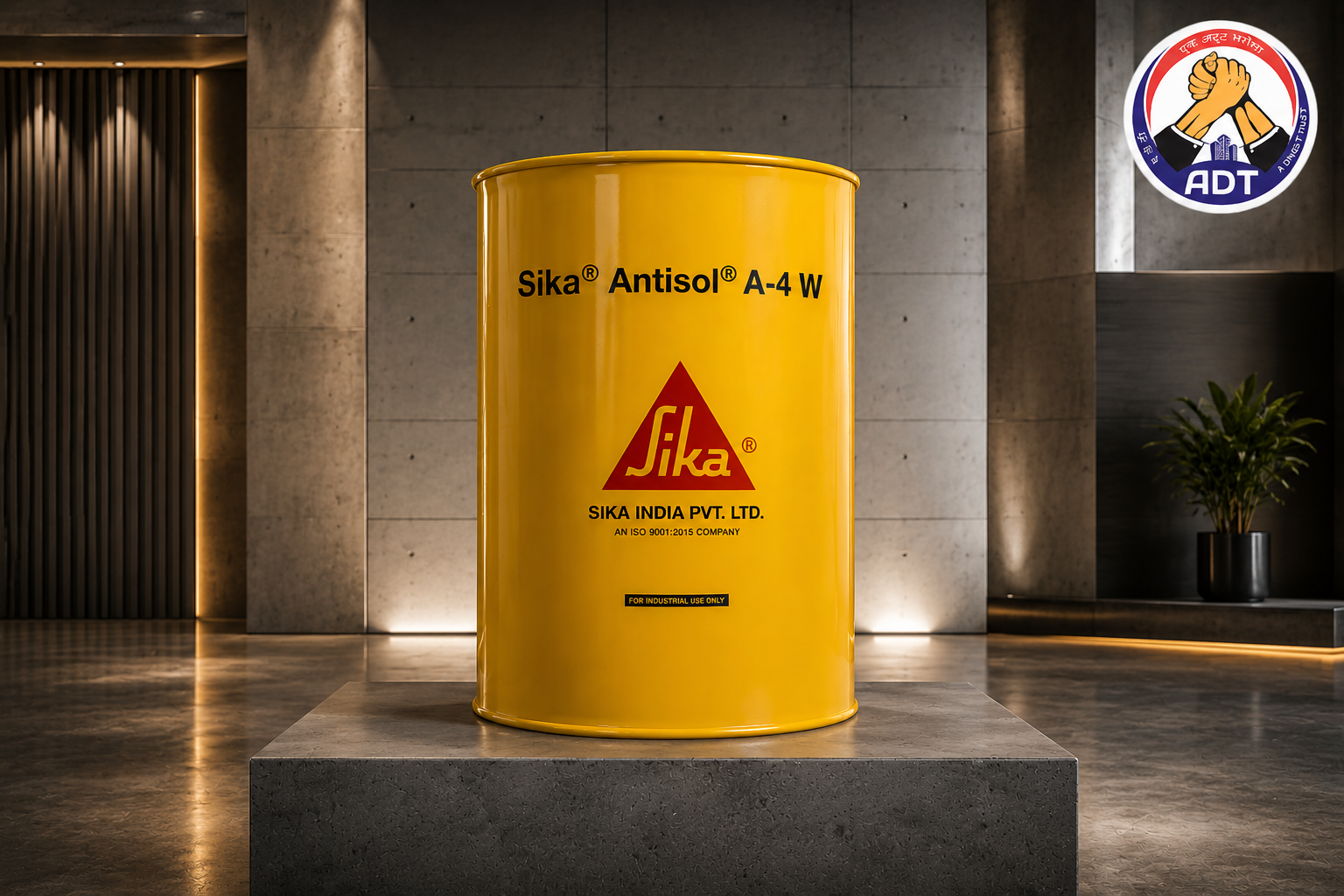 Sika Antisol A-4 curing film that plaster tile adhesive and paint bond over