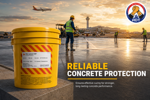 Sika Antisol EWP white curing compound for highways runways and roof decks