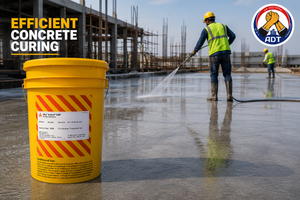 Sika Antisol EWP preventing water loss in concrete cured under hot sun