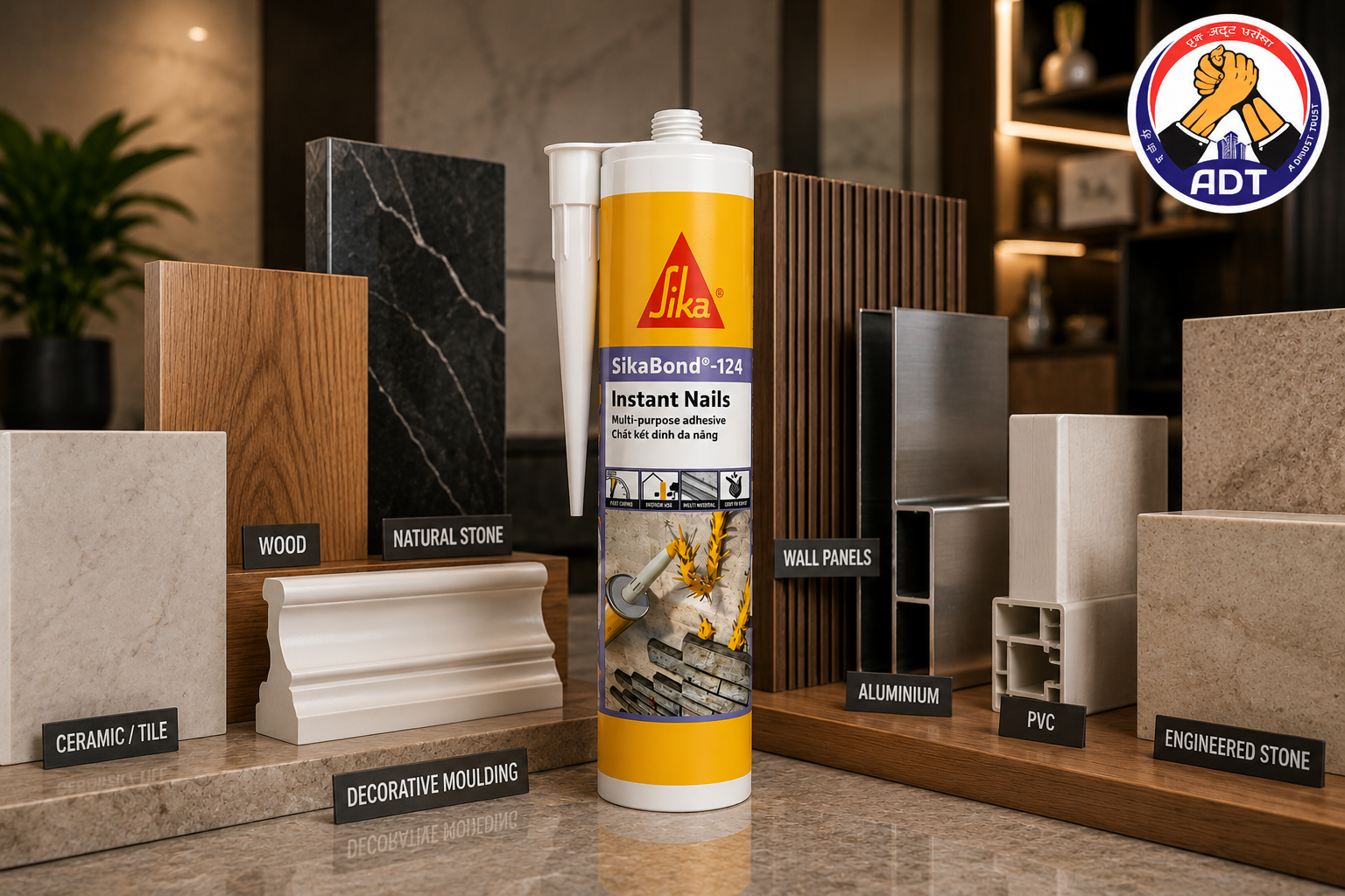 Sika Bond 124 isocyanate free MS polymer sealant for interior and exterior work