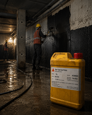 Sika Cool Coat Primer acrylic primer — seamless bonding layer for roof waterproofing solution and elastomeric topcoat adhesion India
