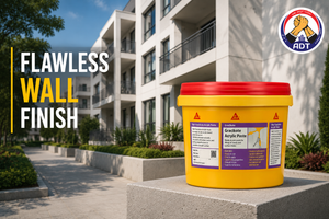 Sika Cracksil flexible acrylic paste used to fill hairline and fine cracks in walls