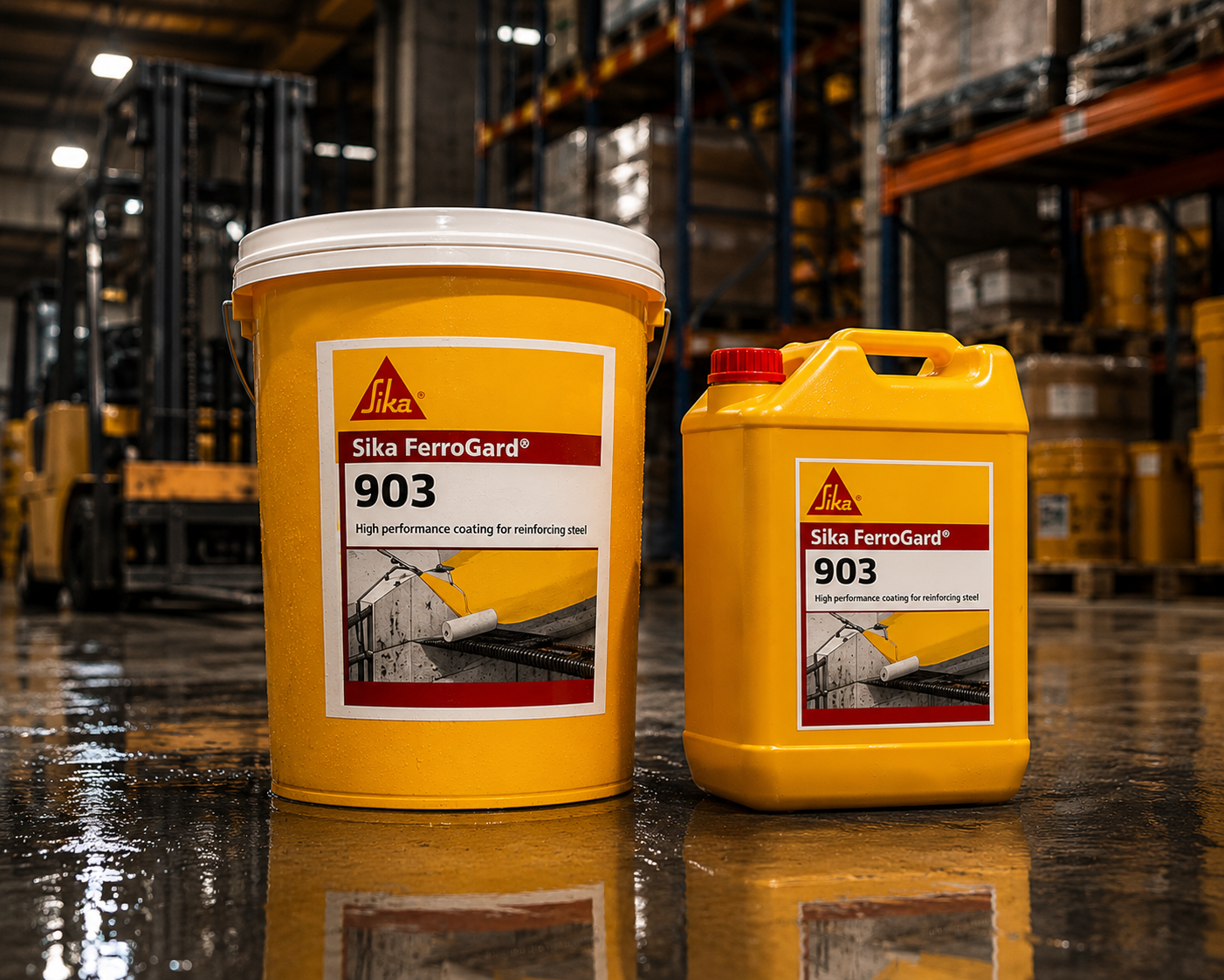 Sika Ferrogard-903 product close up — surface applied migrating corrosion inhibitor specifications Sika India
