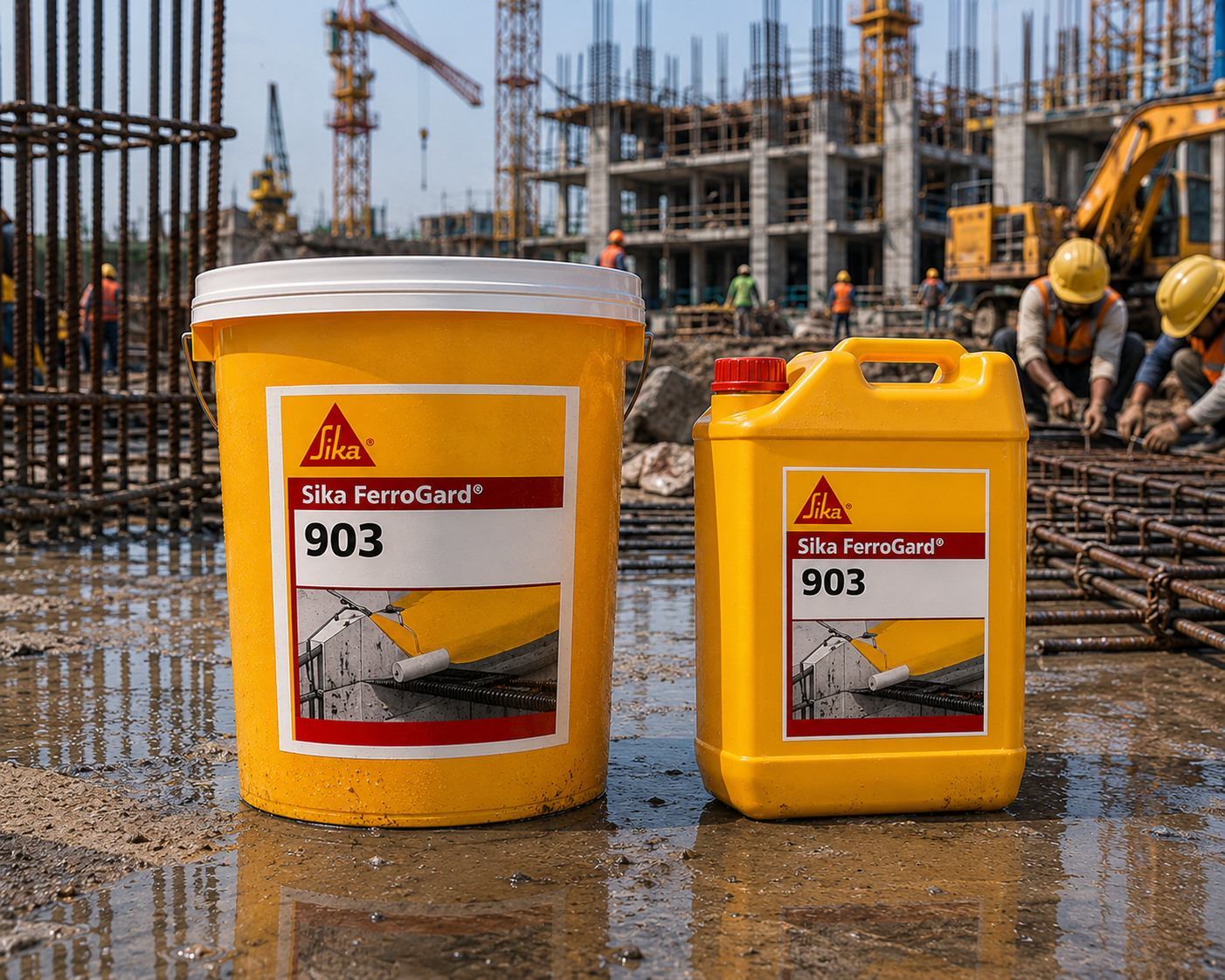 Sika Ferrogard-903 construction chemical — corrosion inhibitor for existing coastal marine reinforced concrete structures India