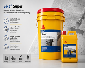 Sika Latex Power — SBR waterproofing coating and bonding agent by Sika India for concrete and plaster applications




