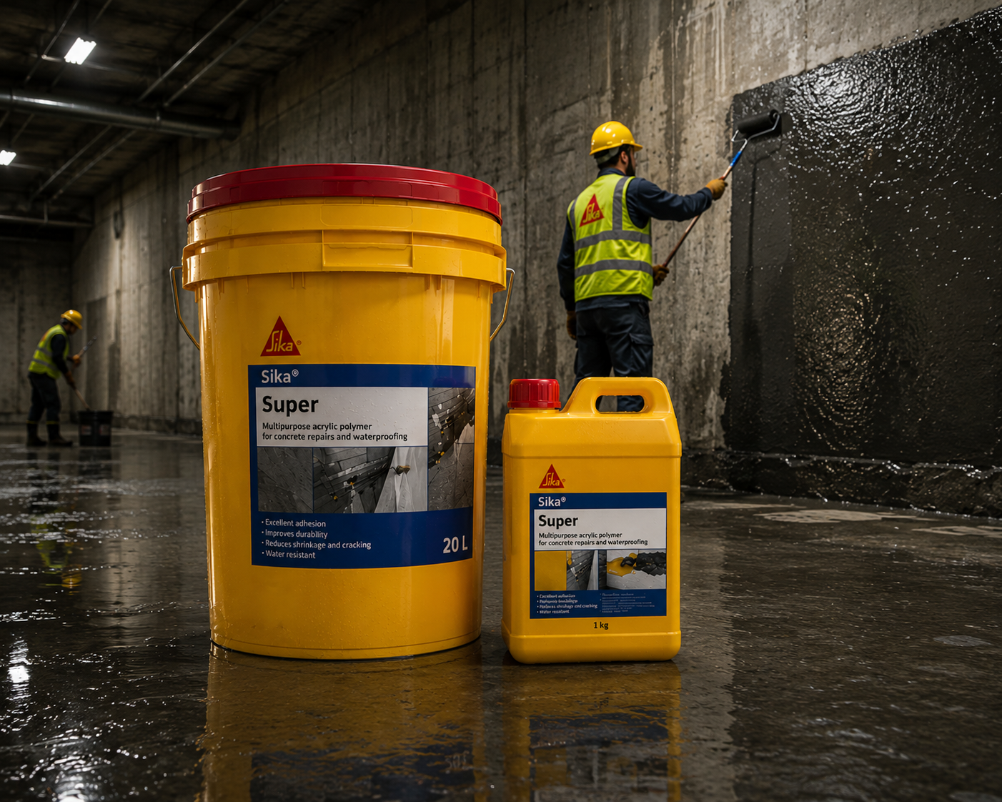 Sika India Latex Power — SBR-based construction chemical that enhances adhesion and flexibility in repair mortars and cement mixes




