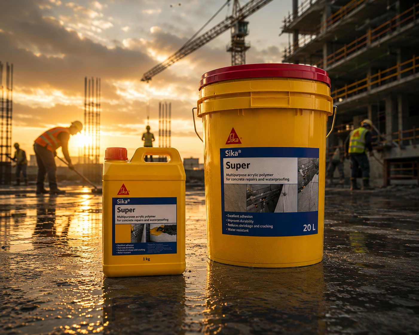 Sika Latex Power — trusted waterproofing chemical and bonding agent for structural repair and waterproofing projects across India




