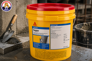 Sika Latex Super product label close up — SBR polymer admixture specifications Sika India