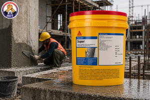 Sika Latex Super construction chemical — SBR bonding agent waterproofing admixture plaster screed repair mortar India