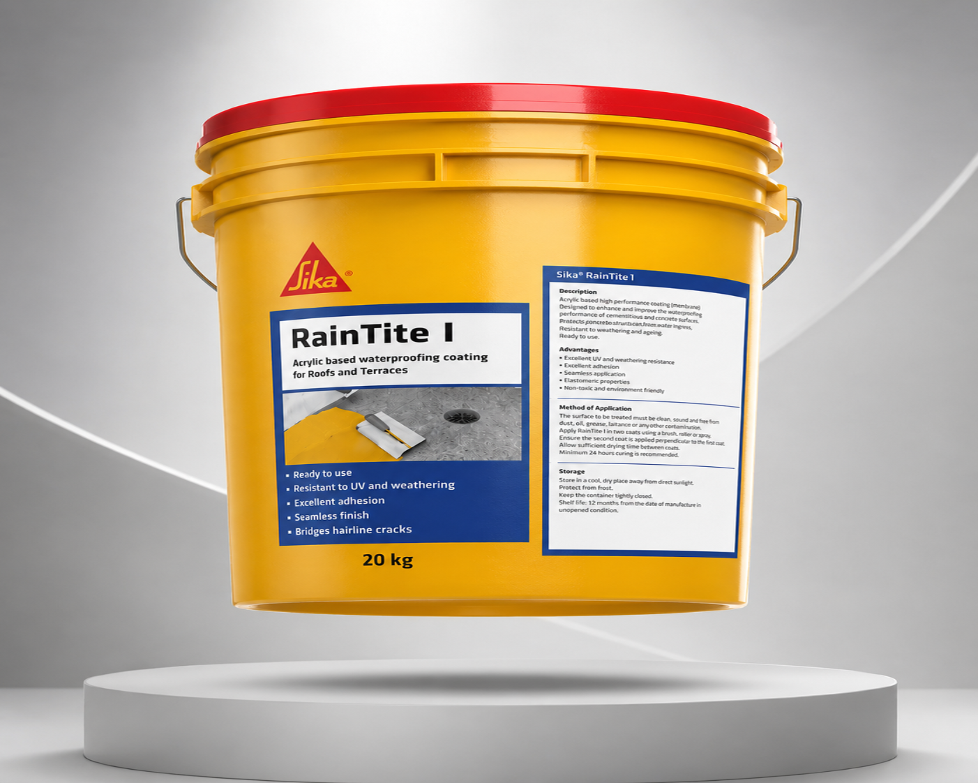 Sika Raintite I — reliable waterproof coating by Sika India preferred by contractors and applicators for consistent on-site performance


