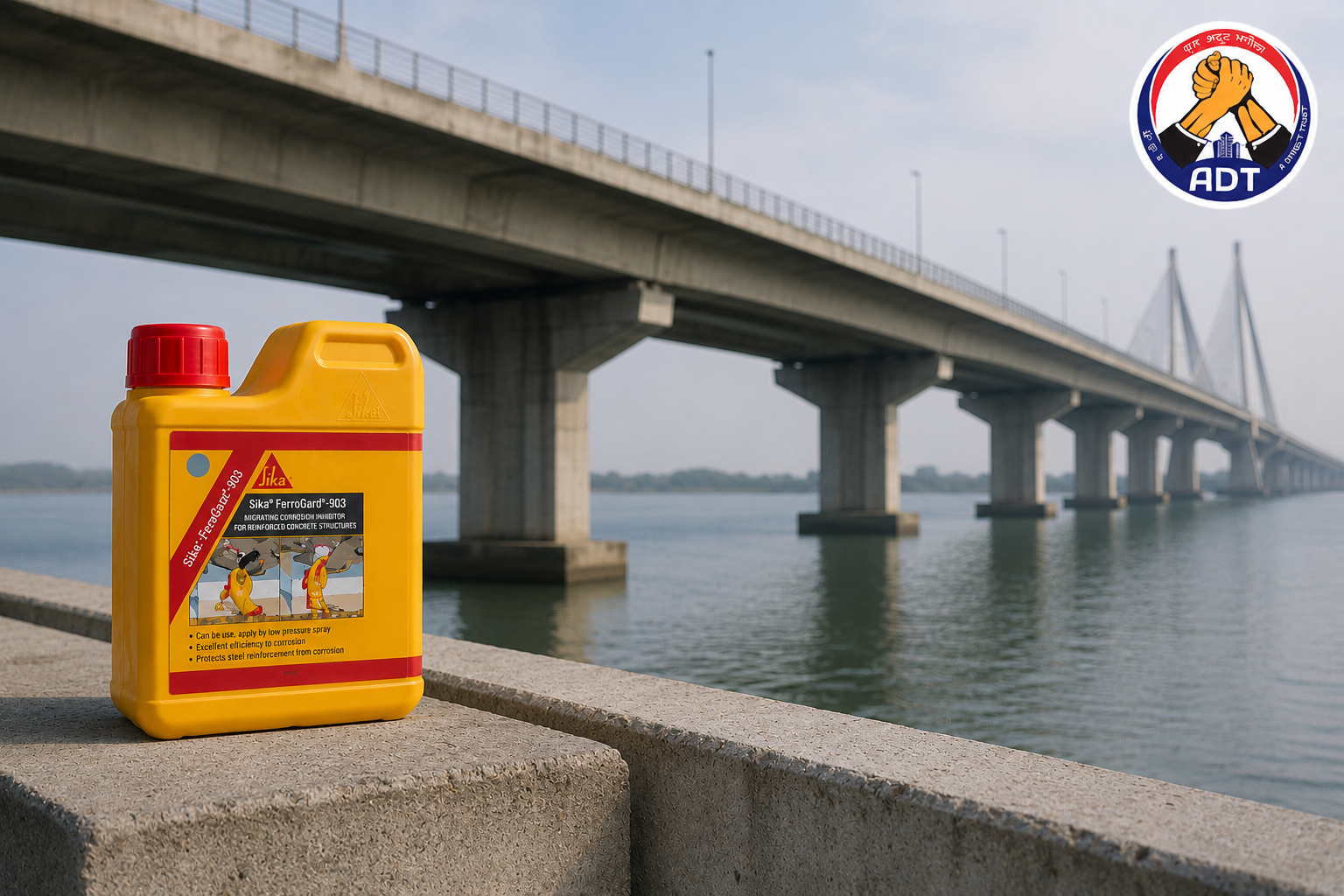 Sika Rustop protective coating for steel reinforcement against corrosion