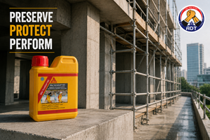 Sika Rustop corrosion protection coating for rebar in concrete repair