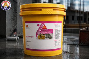 Sika Sikacim Pink product label close up — integral waterproofing admixture specifications Sika India