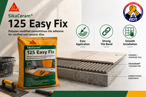 Sikaceram-125 Easy Fix polymer-modified tile adhesive from Sika India