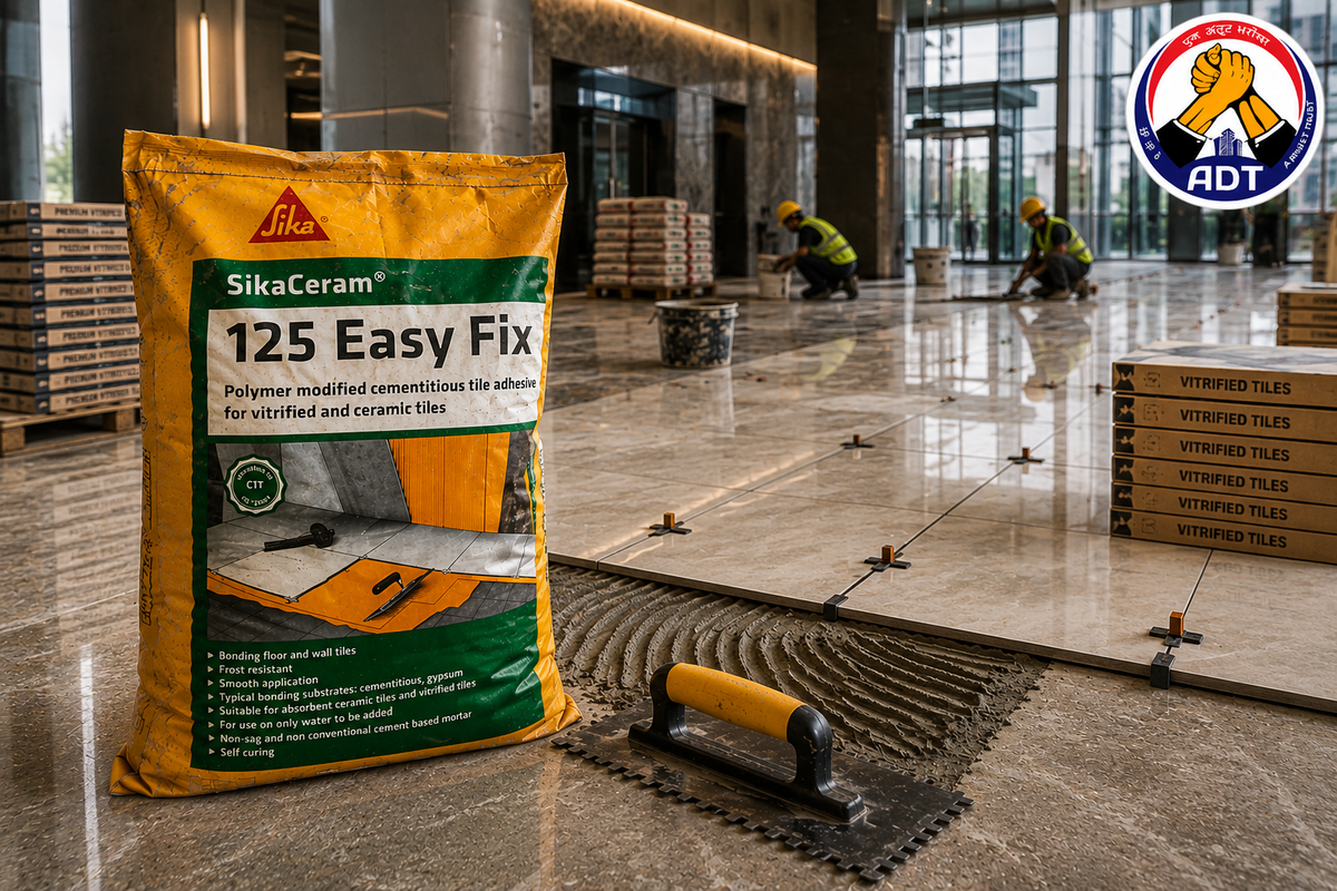 Sikaceram-125 Easy Fix frost-resistant adhesive for balconies and terraces