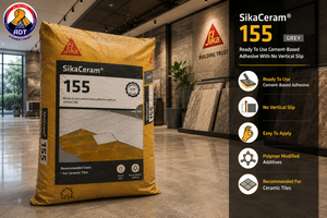 Sikaceram-155 grey tile adhesive bag from Sika India