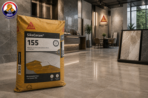 Sikaceram-155 fixing ceramic tiles in a wet room floor