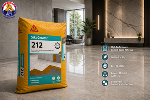Sikaceram-212 non-slip grey tile adhesive bag from Sika India