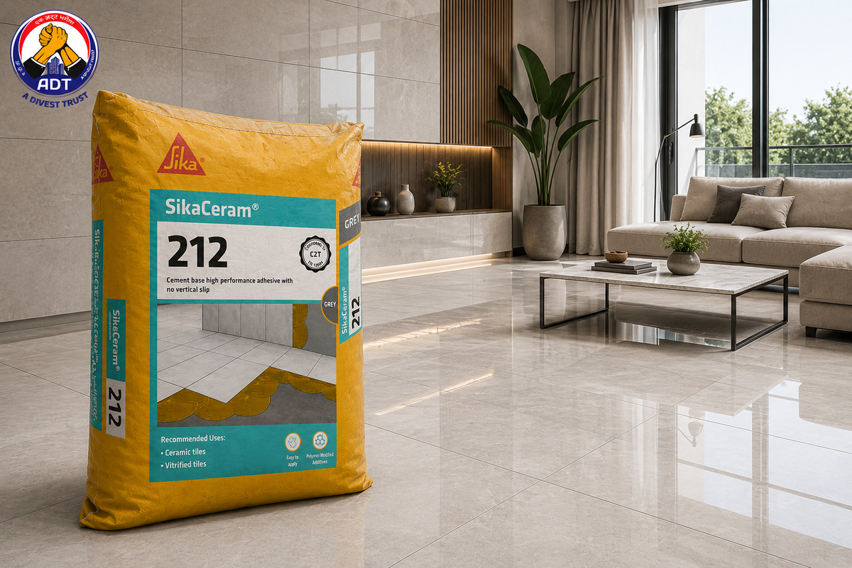 Sikaceram-212 fixing tiles up to 10mm bed indoors and outdoors