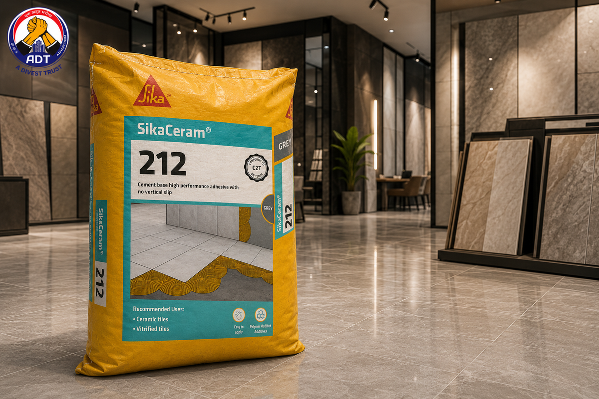 Sikaceram-212 non-slip tile adhesive for floors and walls