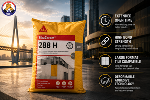 Sikaceram-288 H deformable tile adhesive bag from Sika India