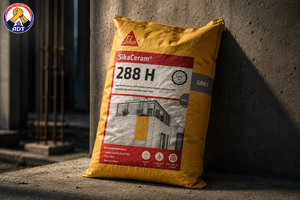 Sikaceram-288 H flexible adhesive for porcelain and stone on moving surfaces