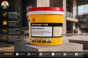 Sikaceram 428 Super Bond T polyurethane adhesive for stone indoors and outdoors