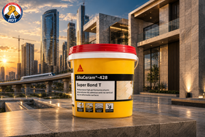 Sikaceram 428 Super Bond T polyurethane resin tile adhesive from Sika India