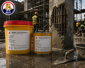 Sikadur 32 LP applied on concrete crack repair surface — low pressure epoxy bonding agent structural bond Sika India
