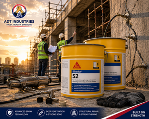Sikadur-52 product packaging — low-viscosity epoxy injection grout Sika India Pvt Ltd construction chemical
