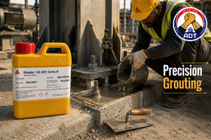 Sikadur-53 UF Mortar product close-up — ultra-fine epoxy repair mortar thin section precision concrete repair specifications India
