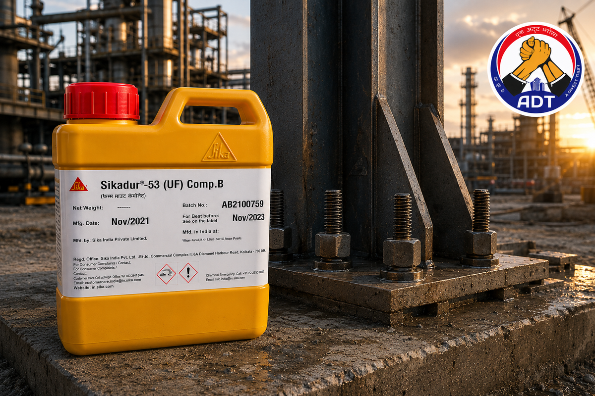 Sikadur-53 UF Mortar construction chemical — ultra-fine epoxy repair mortar thin section precision concrete surface repair India

