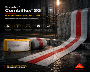 Sikadur Combiflex SG flexible epoxy bonded joint sealing waterproofing system — expansion movement joint waterproofing Sika India
