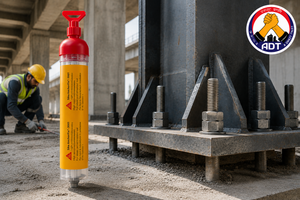 Sikaflex 127 used to bond a panel to a construction substrate